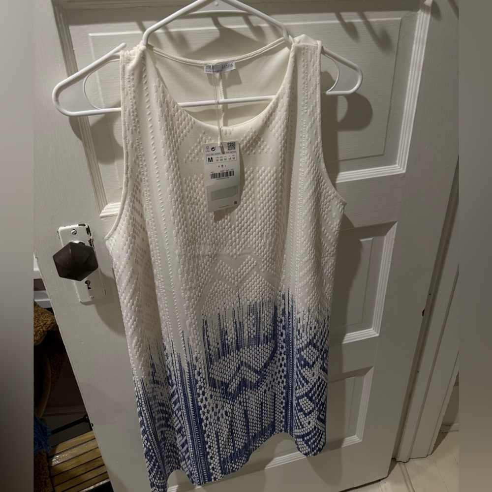 NWT Zara Shift Dress Size M - Picture 3 of 10